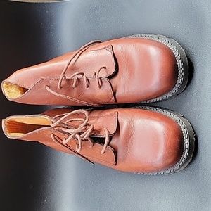 Leather Bass boots. EUC